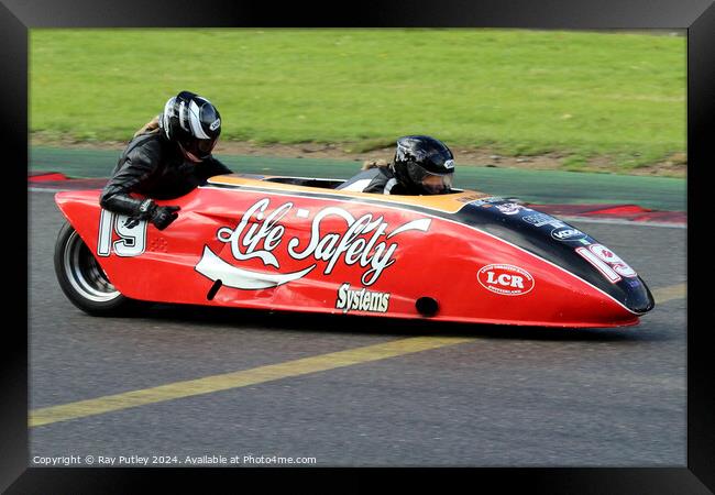 RKB-BMCRC F1 & F2 Sidecars - Brands Hatch 2022 Framed Print by Ray Putley