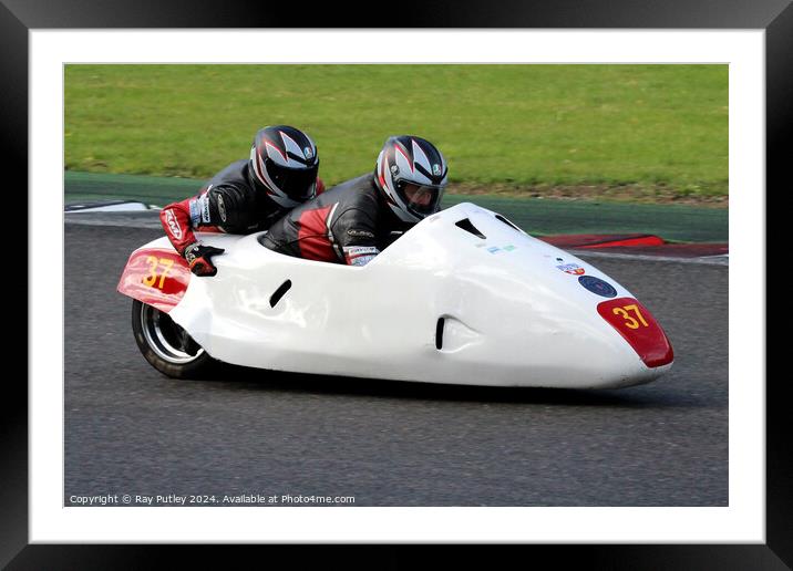 RKB-BMCRC F1 & F2 Sidecars - Brands Hatch 2022 Framed Mounted Print by Ray Putley