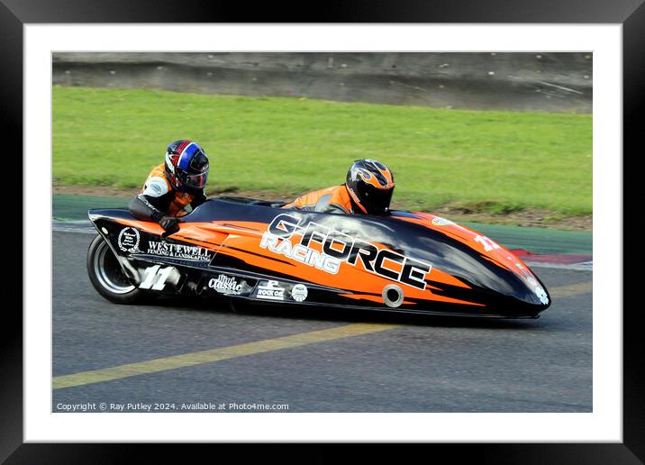 RKB-BMCRC F1 & F2 Sidecars - Brands Hatch 2022 Framed Mounted Print by Ray Putley