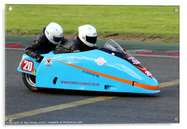 RKB-BMCRC F1 & F2 Sidecars - Brands Hatch 2022 Acrylic by Ray Putley