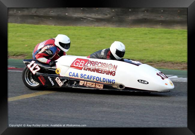 RKB-BMCRC F1 & F2 Sidecars - Brands Hatch 2022 Framed Print by Ray Putley