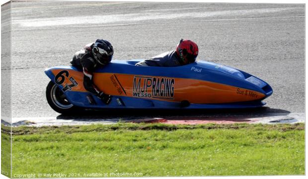 RKB-BMCRC F1 & F2 Sidecars - Brands Hatch 2022 Canvas Print by Ray Putley