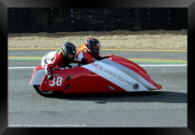 RKB-BMCRC F1 & F2 Sidecars - Brands Hatch 2022 Framed Print by Ray Putley