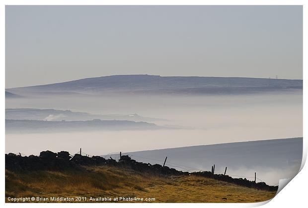 Yorkshire Moors Print by Brian Middleton