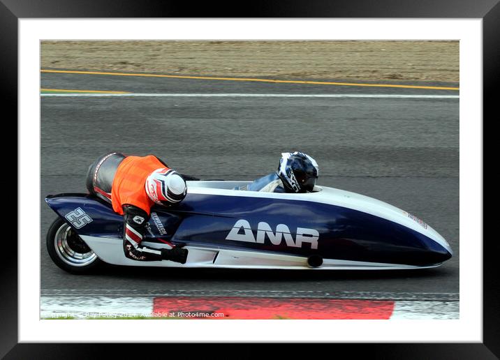 RKB-BMCRC F1 & F2 Sidecars - Brands Hatch 2022 Framed Mounted Print by Ray Putley