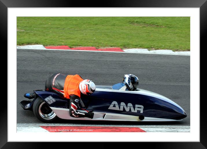 RKB-BMCRC F1 & F2 Sidecars - Brands Hatch 2022 Framed Mounted Print by Ray Putley