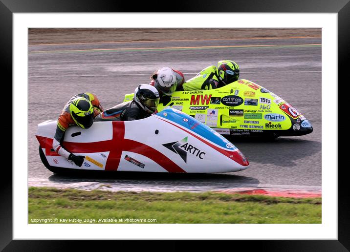 RKB-BMCRC F1 & F2 Sidecars - Brands Hatch 2022 Framed Mounted Print by Ray Putley