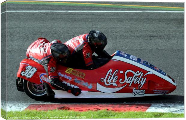 RKB-BMCRC F1 & F2 Sidecars - Brands Hatch 2022 Canvas Print by Ray Putley