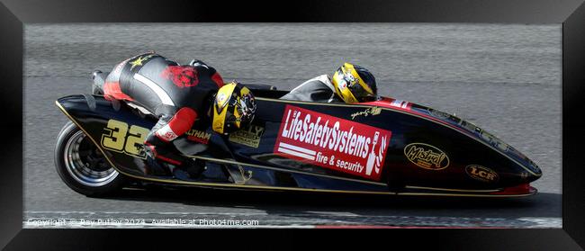 RKB-BMCRC F1 & F2 Sidecars - Brands Hatch 2022 Framed Print by Ray Putley