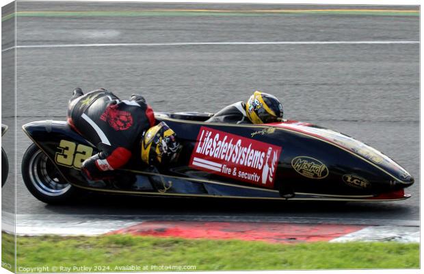 RKB-BMCRC F1 & F2 Sidecars - Brands Hatch 2022 Canvas Print by Ray Putley