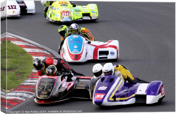 RKB-BMCRC F1 & F2 Sidecars - Brands Hatch 2022 Canvas Print by Ray Putley