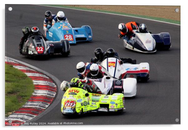 RKB-BMCRC F1 & F2 Sidecars - Brands Hatch 2022 Acrylic by Ray Putley