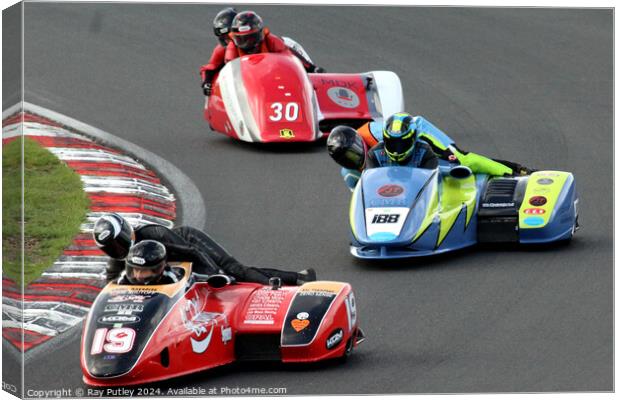 RKB-BMCRC F1 & F2 Sidecars - Brands Hatch 2022 Canvas Print by Ray Putley