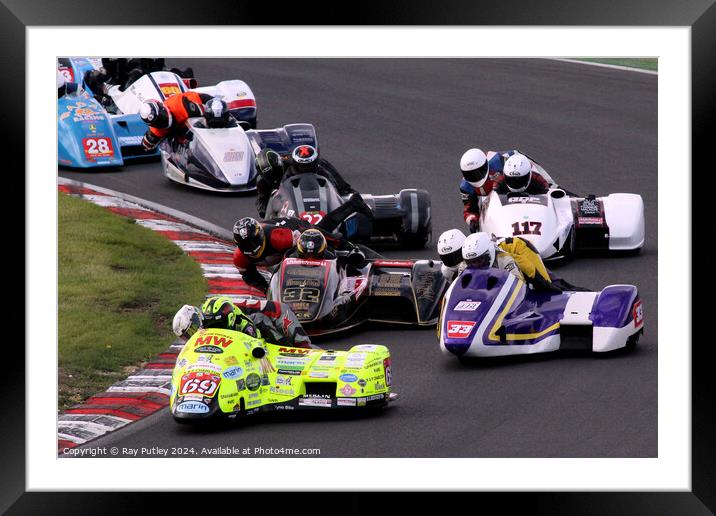 RKB-BMCRC F1 & F2 Sidecars - Brands Hatch 2022 Framed Mounted Print by Ray Putley