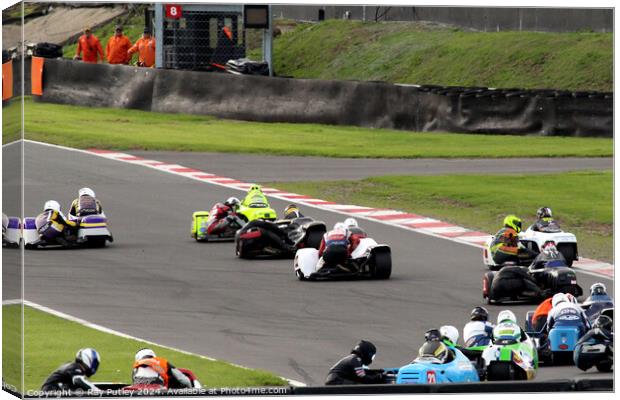 RKB-BMCRC F1 & F2 Sidecars - Brands Hatch 2022 Canvas Print by Ray Putley