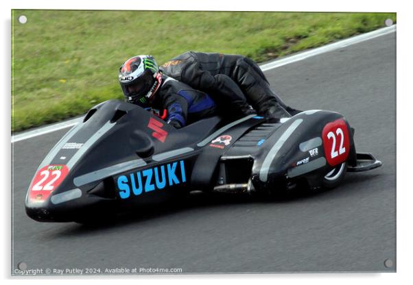 RKB-BMCRC F1 & F2 Sidecars - Brands Hatch 2022 Acrylic by Ray Putley