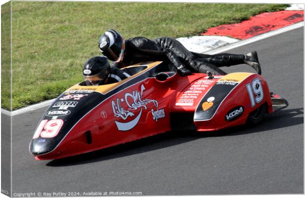 RKB-BMCRC F1 & F2 Sidecars - Brands Hatch 2022 Canvas Print by Ray Putley