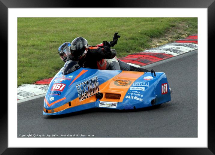 RKB-BMCRC F1 & F2 Sidecars - Brands Hatch 2022 Framed Mounted Print by Ray Putley