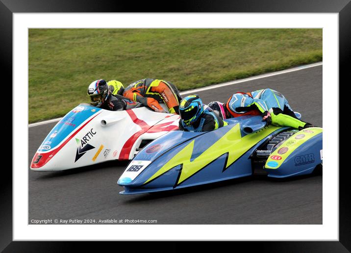 RKB-BMCRC F1 & F2 Sidecars - Brands Hatch 2022 Framed Mounted Print by Ray Putley