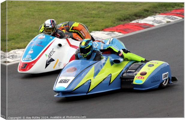 RKB-BMCRC F1 & F2 Sidecars - Brands Hatch 2022 Canvas Print by Ray Putley