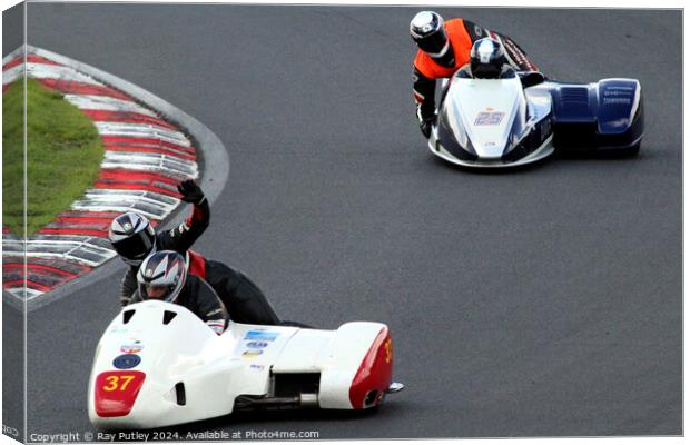 RKB-BMCRC F1 & F2 Sidecars - Brands Hatch 2022 Canvas Print by Ray Putley