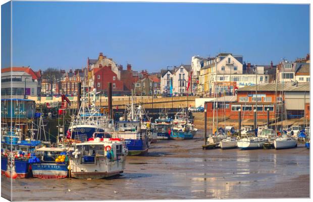 Bridlington Harbour  Canvas Print by Alison Chambers