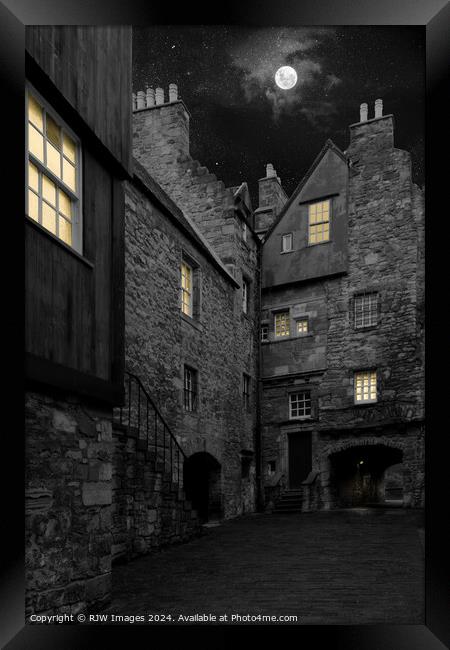 Edinburgh Bakehouse Close Framed Print by RJW Images