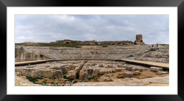 The Greek Theatre Framed Mounted Print by DiFigiano Photography