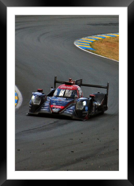 Oreca 07 Gibson Sports Car Framed Mounted Print by Andy Evans Photos