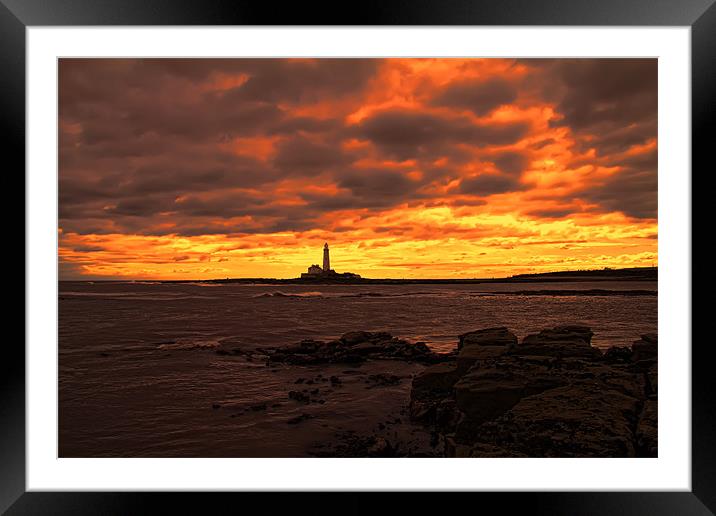 st mary sunrise Framed Mounted Print by Northeast Images