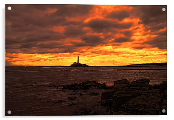 st mary sunrise Acrylic by Northeast Images
