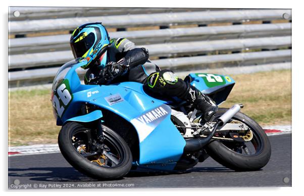 Yamaha Past Masters  - Yamaha TZR250 Racing. Acrylic by Ray Putley