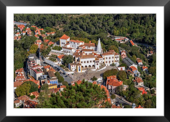 National Palace of Sintra in Portugal Framed Mounted Print by Artur Bogacki