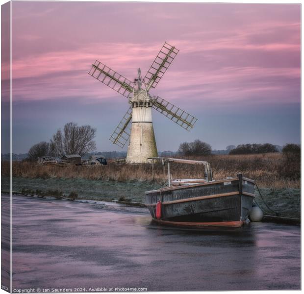 Winter Sails Canvas Print by Ian Saunders