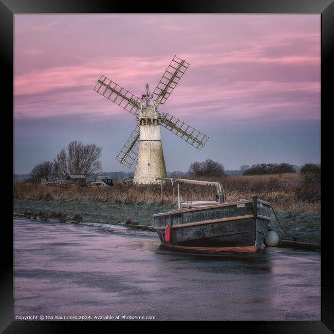 Winter Sails Framed Print by Ian Saunders