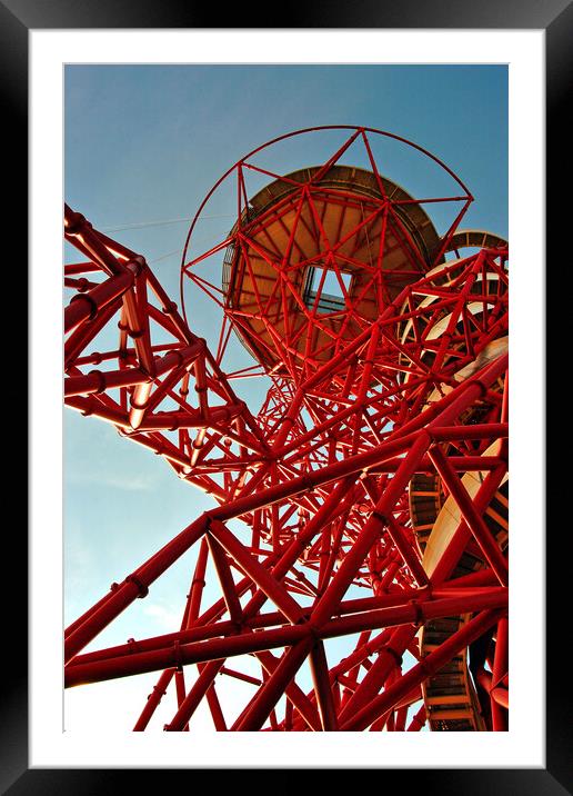 2012 Olympics ArcelorMittal Orbit Tower Framed Mounted Print by Andy Evans Photos