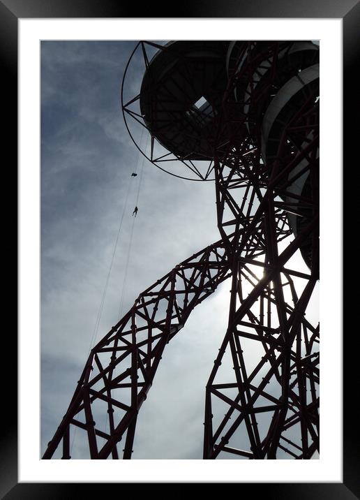 2012 Olympics ArcelorMittal Orbit Tower Framed Mounted Print by Andy Evans Photos