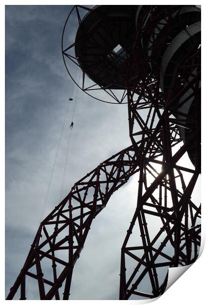 2012 Olympics ArcelorMittal Orbit Tower Print by Andy Evans Photos