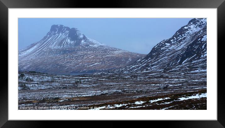 Stac Pollaidh, Assynt, Highland, Scotland Framed Mounted Print by Geraint Tellem ARPS