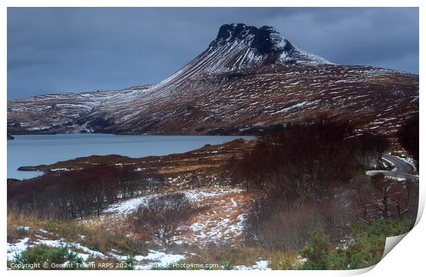 Stac Pollaidh, Assynt, Highland, Scotland Print by Geraint Tellem ARPS