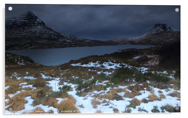 Stac Pollaidh, Assynt, Highland, Scotland Acrylic by Geraint Tellem ARPS