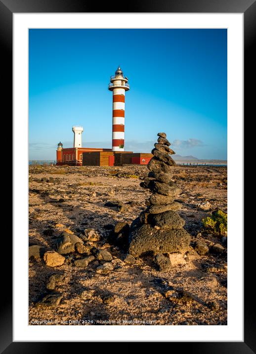  El Faro de Tostón Lighthouse Framed Mounted Print by Joe Dailly