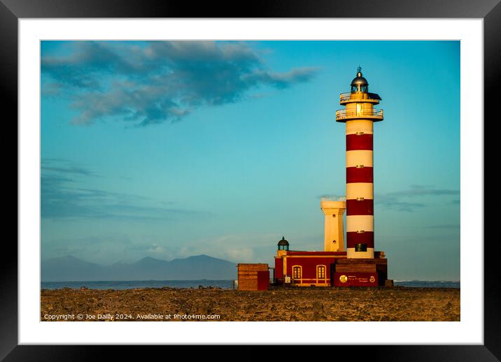  El Faro de Tostón Lighthouse  Framed Mounted Print by Joe Dailly