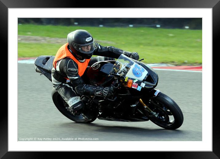 Thunderbike Extreme & Ultra Motorcycle Racing. Framed Mounted Print by Ray Putley