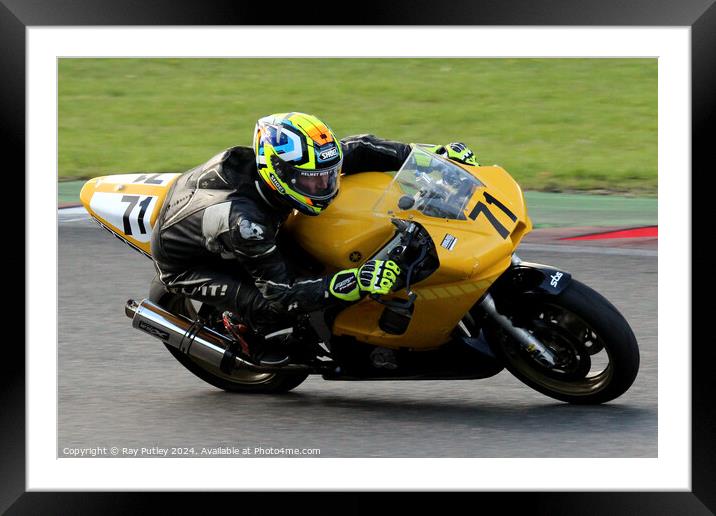 Thunderbike Extreme & Ultra Motorcycle Racing. Framed Mounted Print by Ray Putley