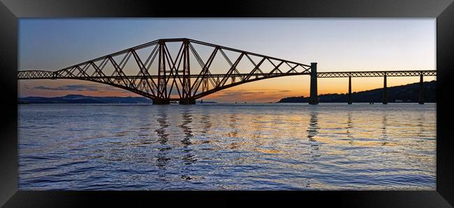 Forth Bridge Framed Print by Darren Galpin