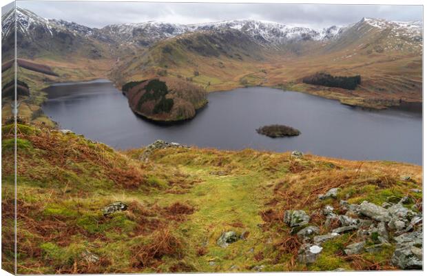 Haweswater Lake District Canvas Print by Steve Smith