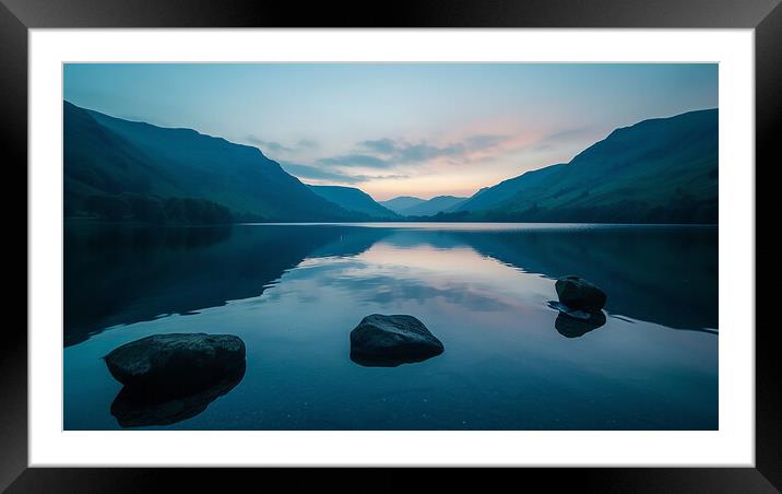 Ullswater Lake District Framed Mounted Print by Steve Smith