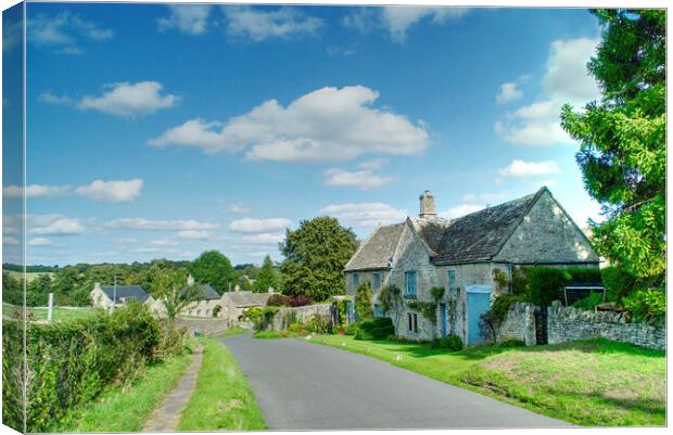 Windrush Gloucestershire Cotswolds  Canvas Print by Alison Chambers