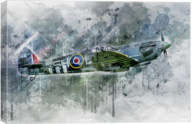Supermarine Spitfire LF Mk. IXc MK912 Canvas Print by J Biggadike